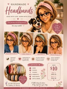 Knotted Boutique Headbands – You Pick One